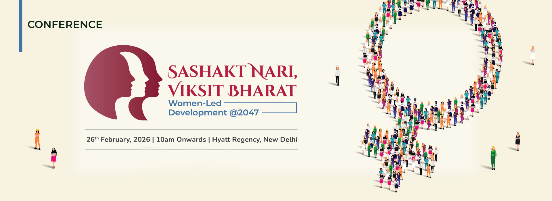 Sashakt Nari, Viksit Bharat Conference Banner